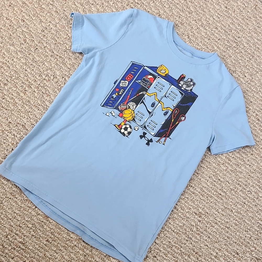 Kids Blue Graphic T-Shirt